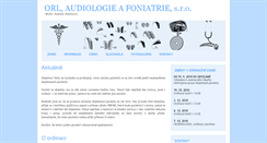Desktop Screenshot of orl-fon.cz